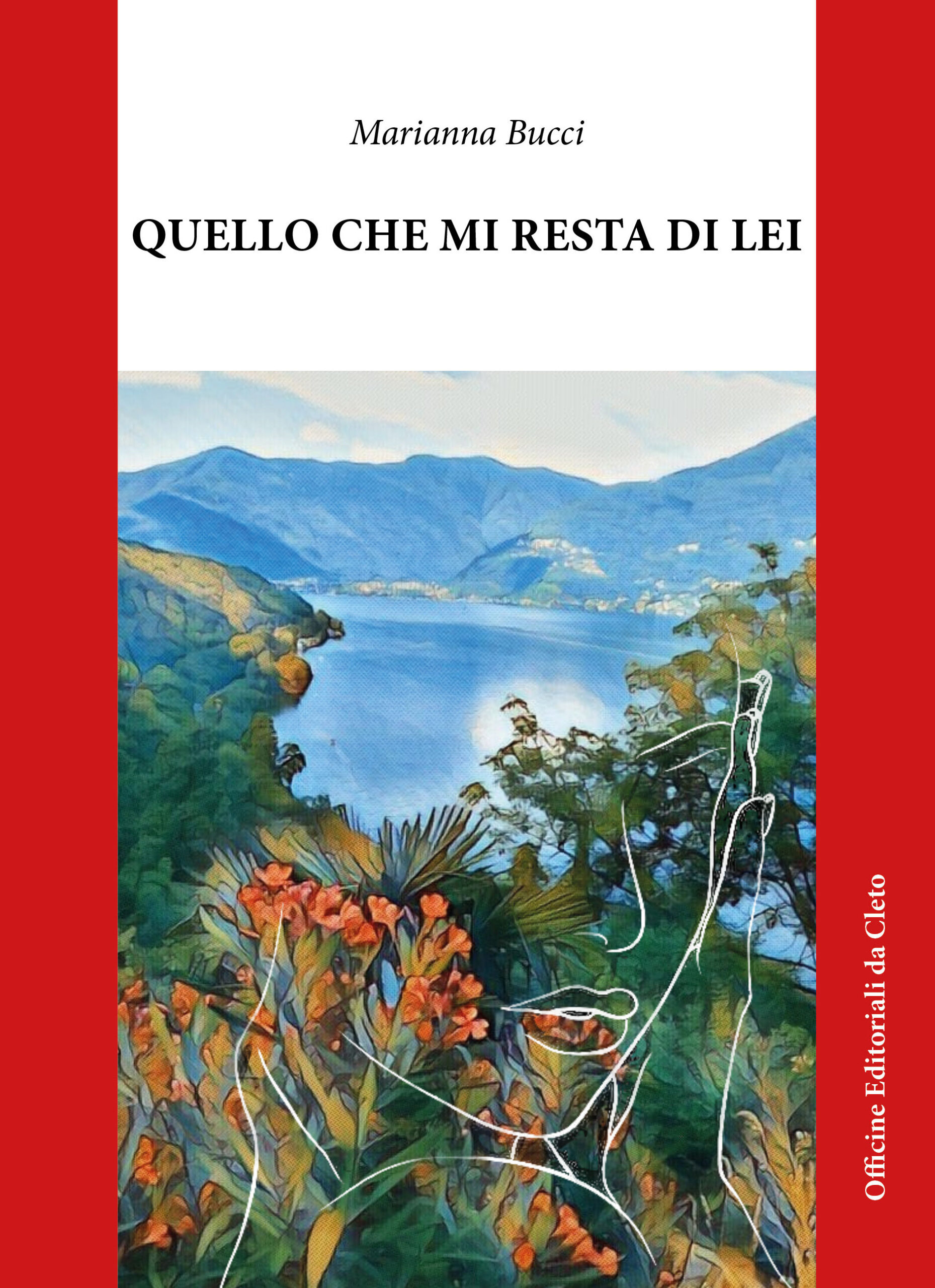 La copertina del libro dal titolo QUELLO CHE MI RESTA DI LEI di Marianna Bucci