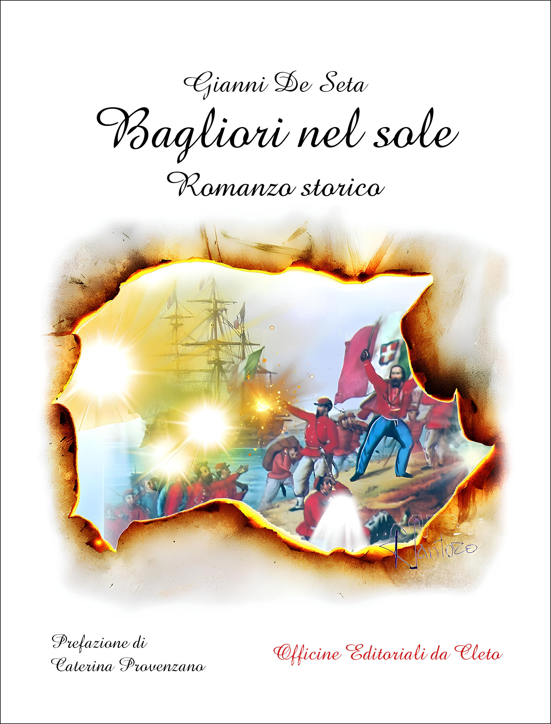 La copertina del libro di Gianni De Seta dal titolo BAGLIORI NEL SOLE