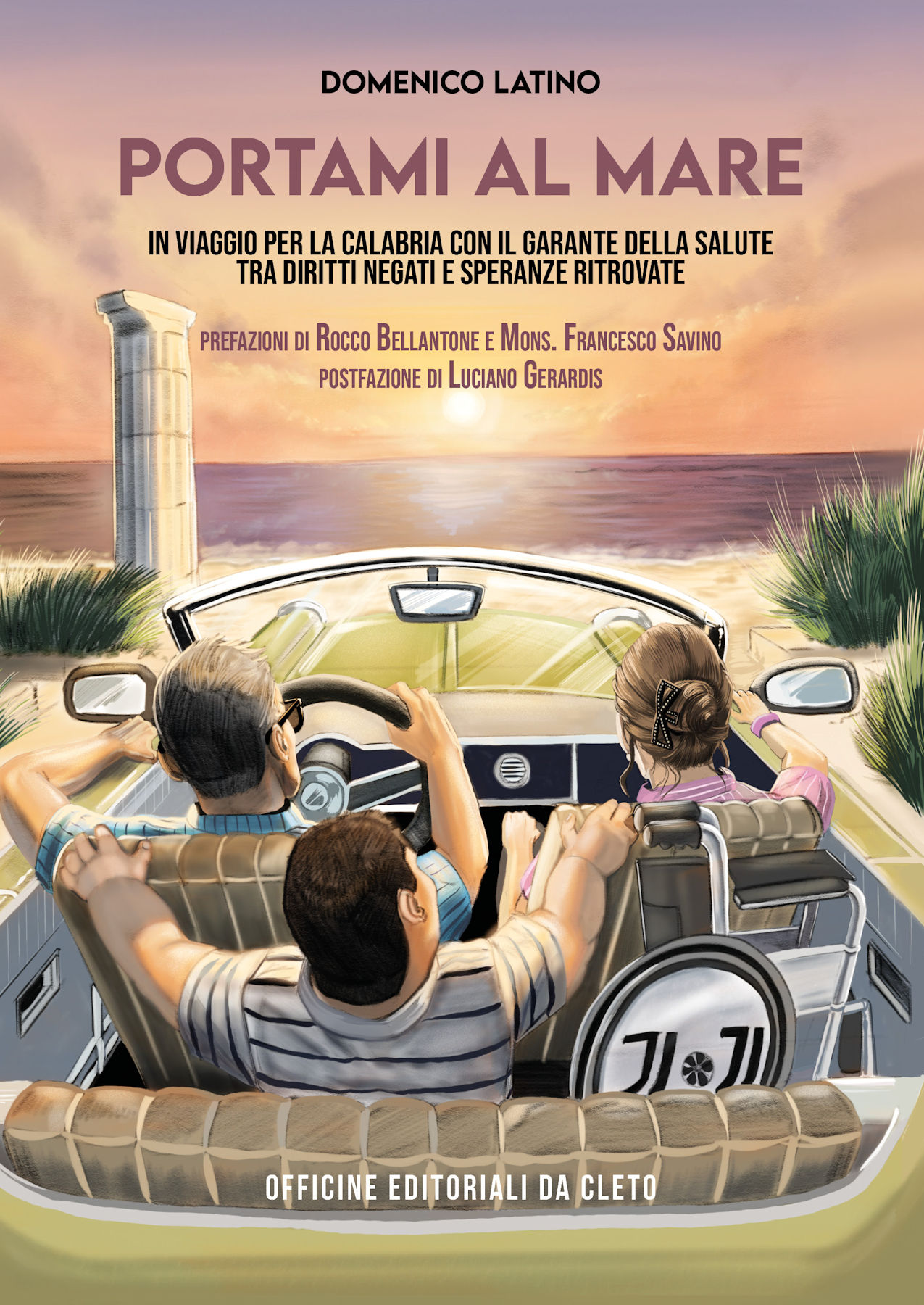 La copertina del libro dal titolo Portami al mare, di Domenico Latino